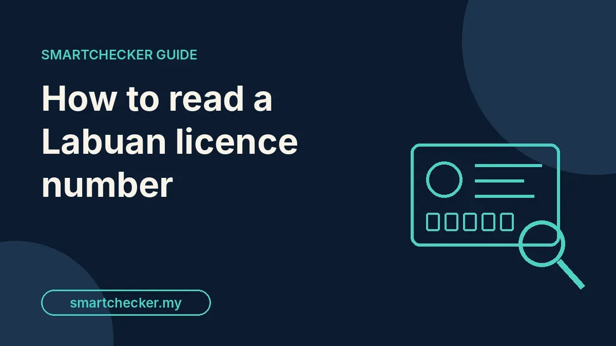 Navy cover with the headline in cream text and a teal outline of a licence card with number boxes under a magnifying glass.