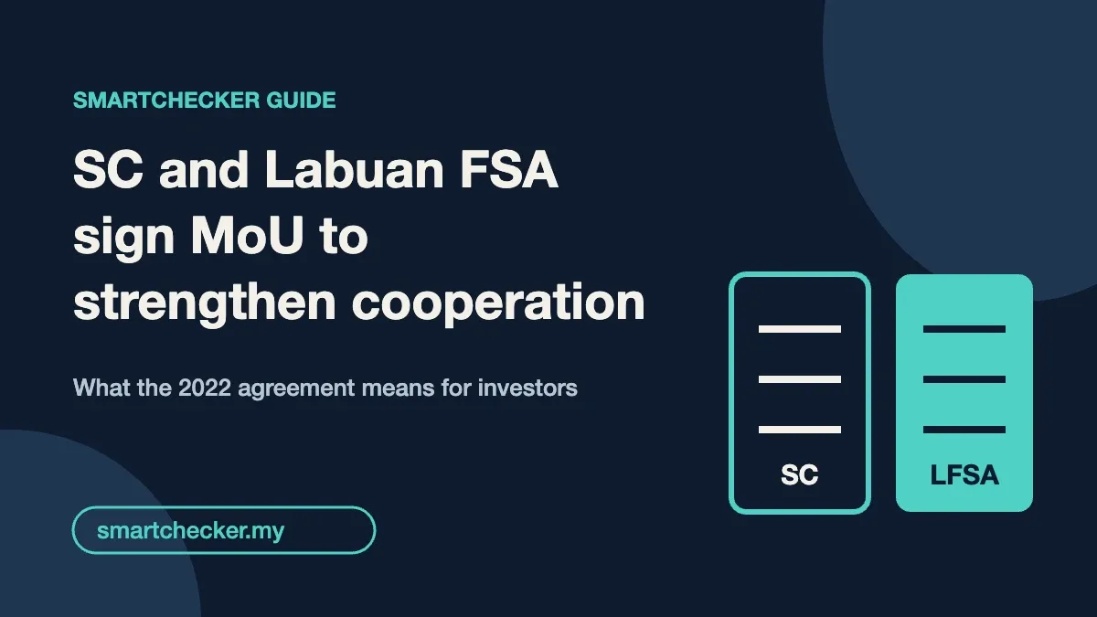 SmartChecker guide cover: SC and Labuan FSA sign MoU to strengthen regulatory cooperation